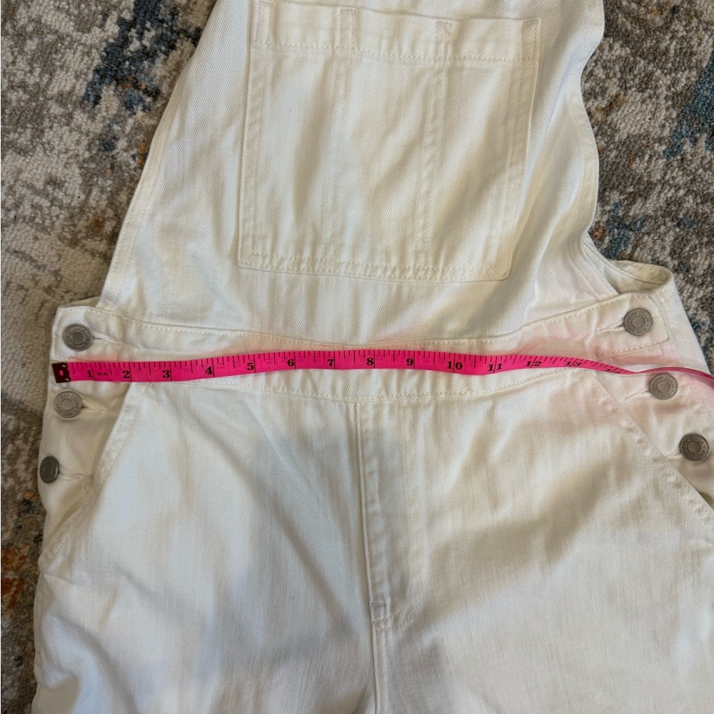 GAP wide leg overalls in WHITE size small‎ - Picture 8 of 11